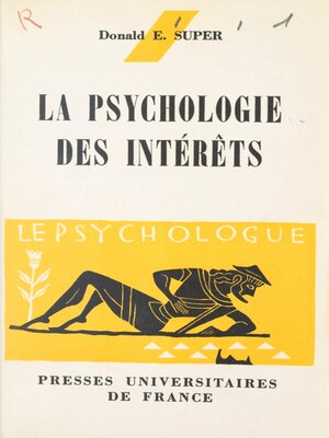 cover image of La psychologie des intérêts